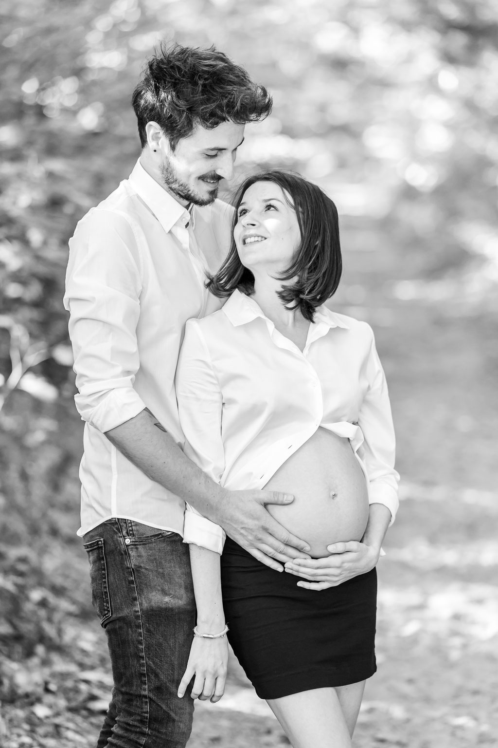 Babybauchshooting Outdoor in der Natur Lübeck, Babybauchshooting Lübeck, Fotograf Dennis Bober Babybauchfotos.