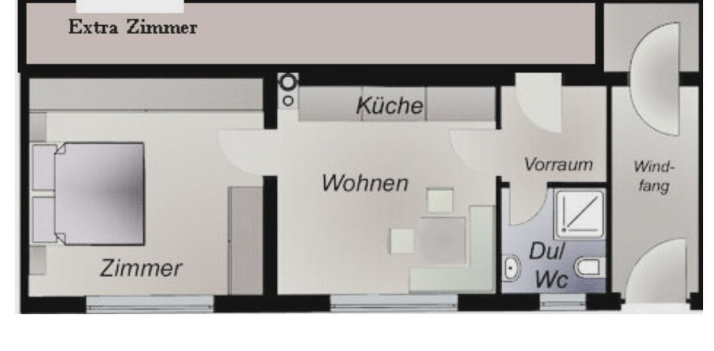 Plan Ferienwohnung Glockenstuhl