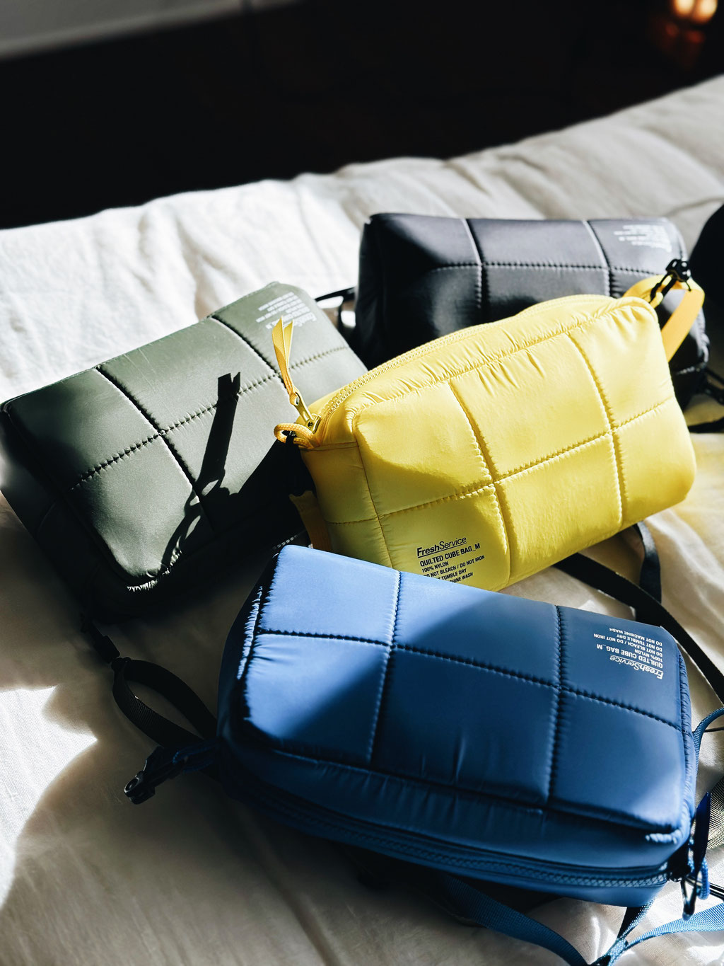 鳥屋野店】FRESH SERVICE QUILTED CUBE BAG 10月7日(土)発売 鳥屋野店】FRESH SERVICE QUILTED CUBE BAG 10月7日(土)発売