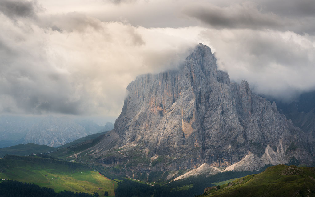 Seceda - Blick auf die Col Raiser