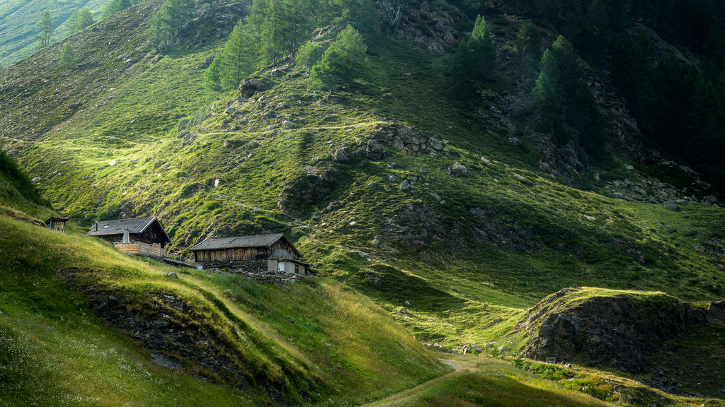 Auf dem Timmelsjoch-Pass - Richtung Meran