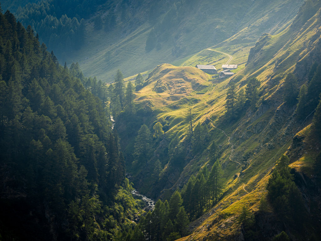 Auf dem Timmelsjoch-Pass - Richtung Meran