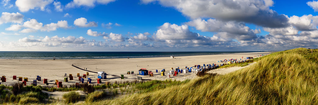 Hauptstrand - Blick von der Strandpromenade