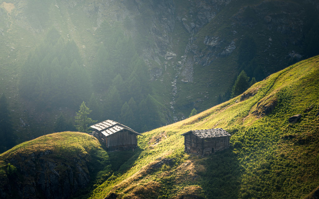 Auf dem Timmelsjoch-Pass - Richtung Meran