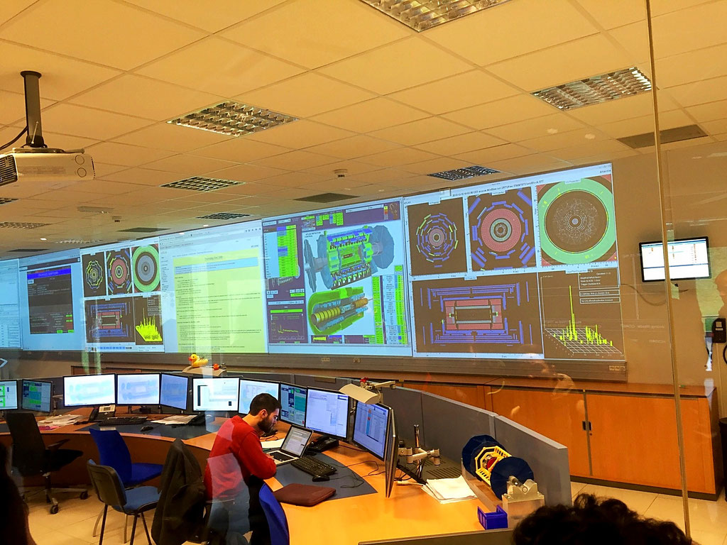 control room at CERN