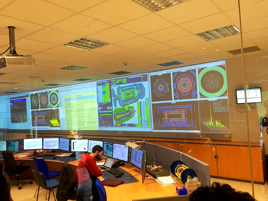 control room at CERN 