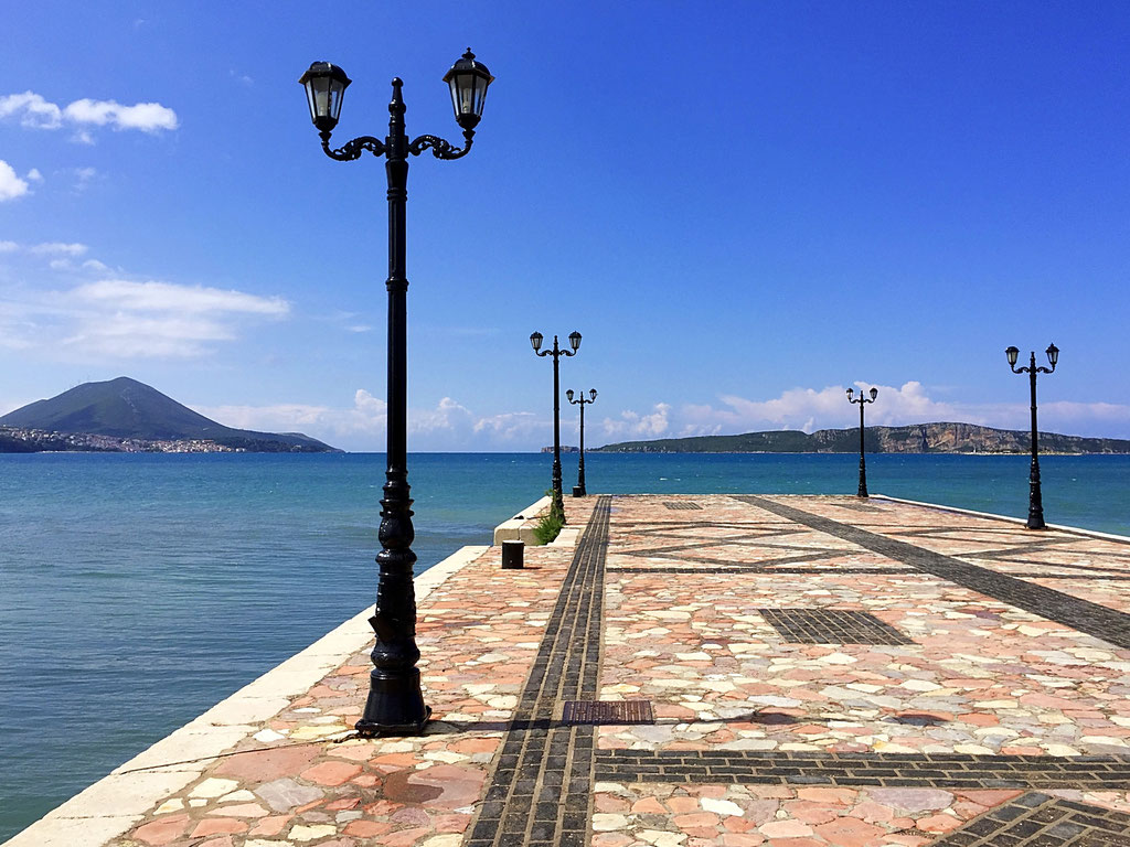 gialova greece waterfront