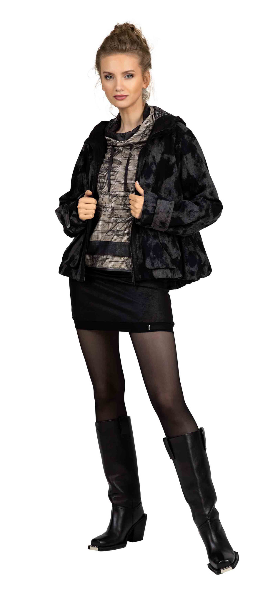 Jacket 237-43, Shirt 252-11, Microskirt 1011-101
