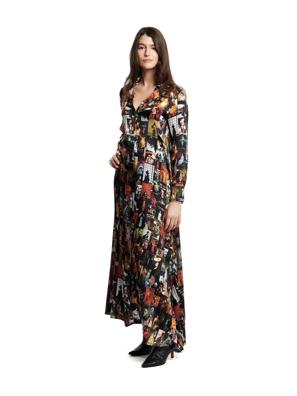 225LS Renate Dress - AB05 Geisha