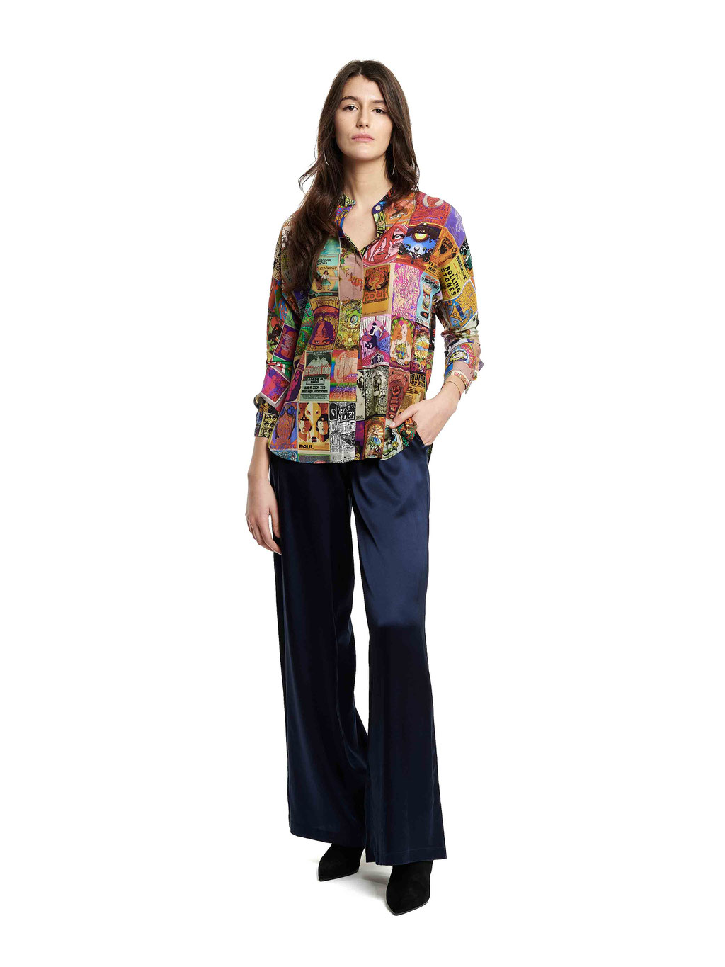 312 Amara Blouse - AB03 Psychedelic