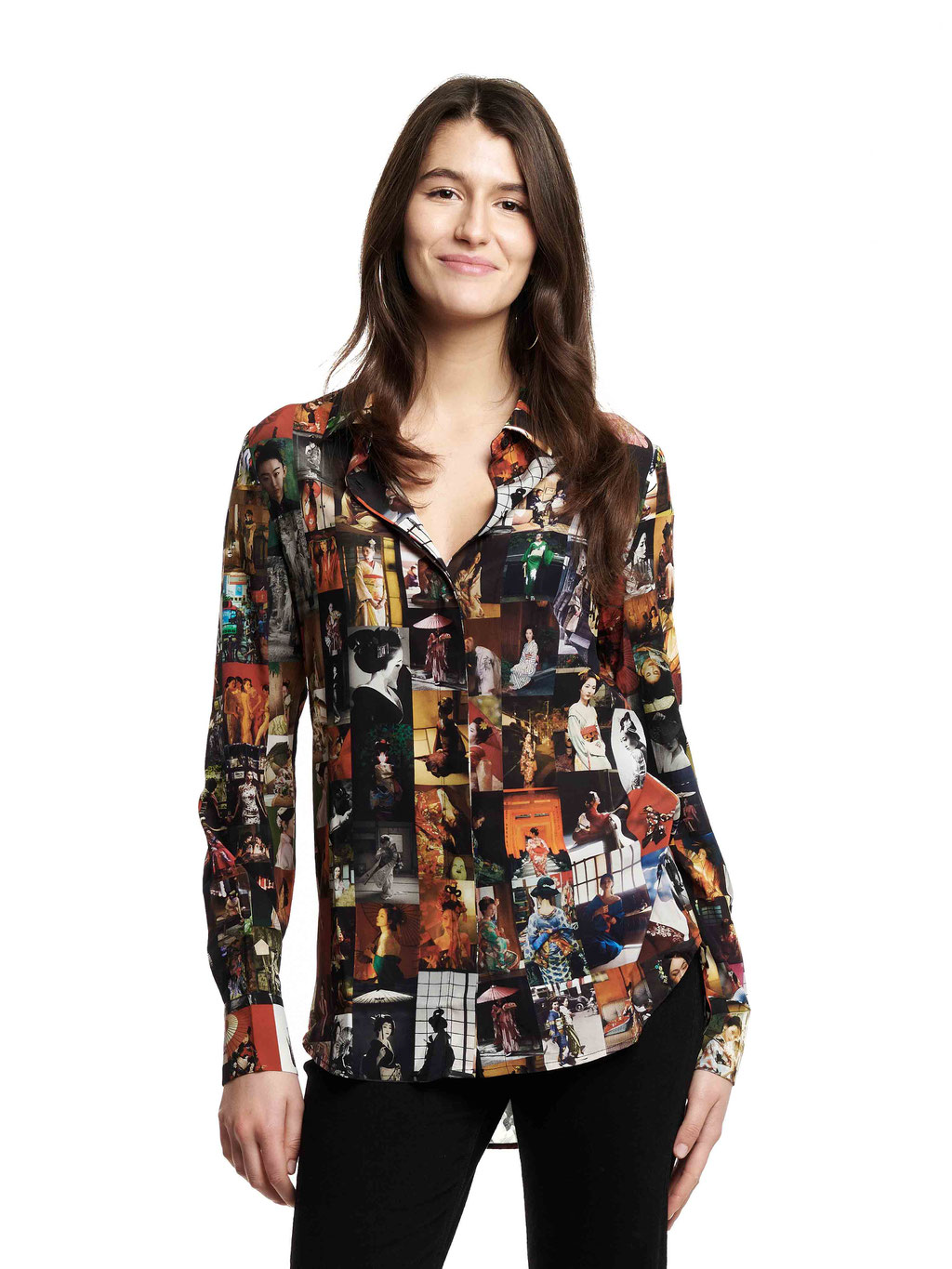 99 Naomi Blouse - AB05 Geisha