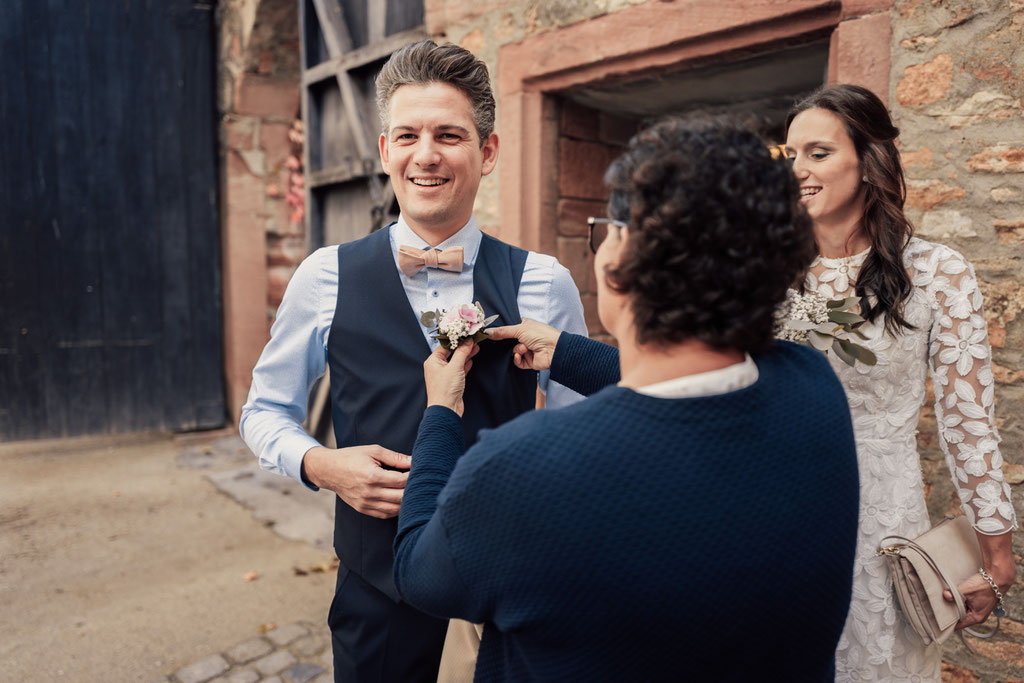 Hochzeitsfotografin Idstein, Bräutigam