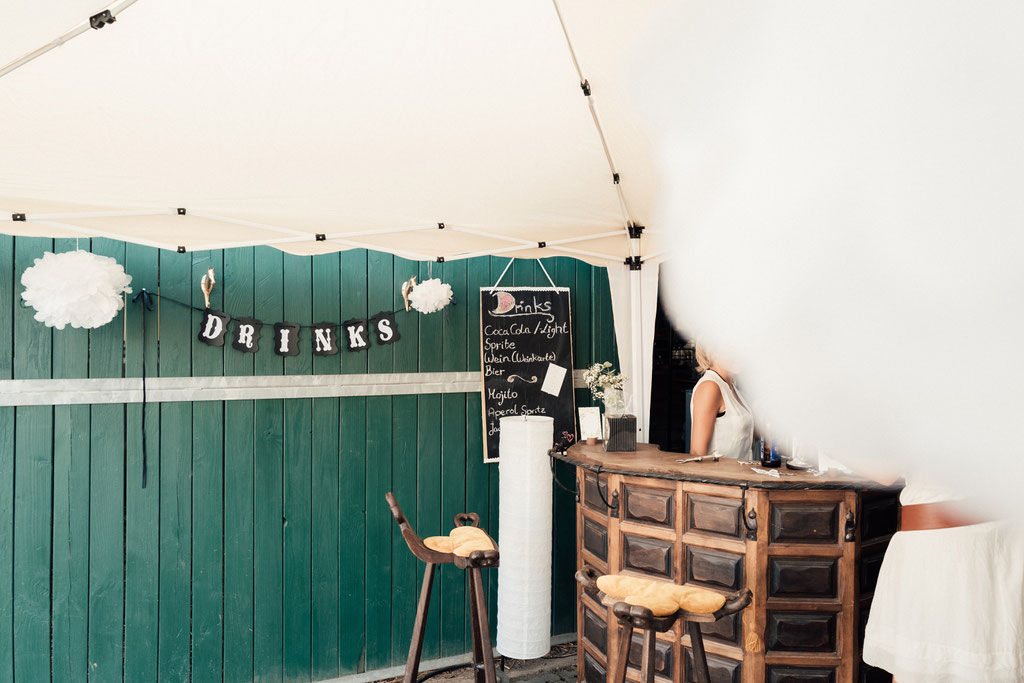 lentschik, hochzeitsfotografin eltville, Rheingau, drinks, bar, deko