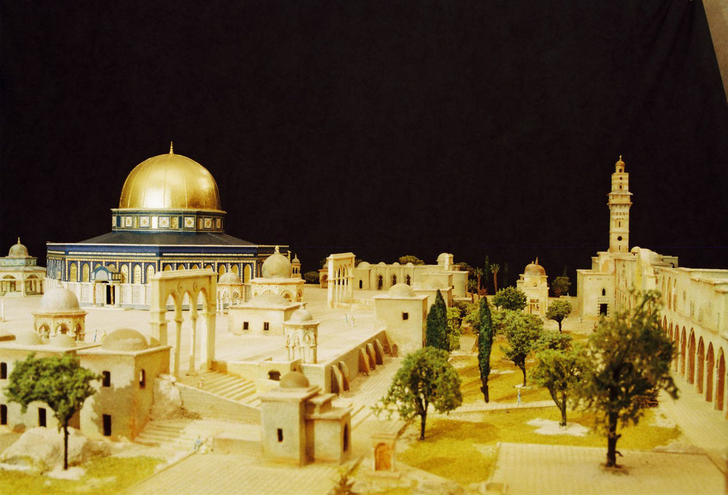 Dôme du Rocher, Jérusalem interprétation et réalisation Hervé Arnoul  1/200e 