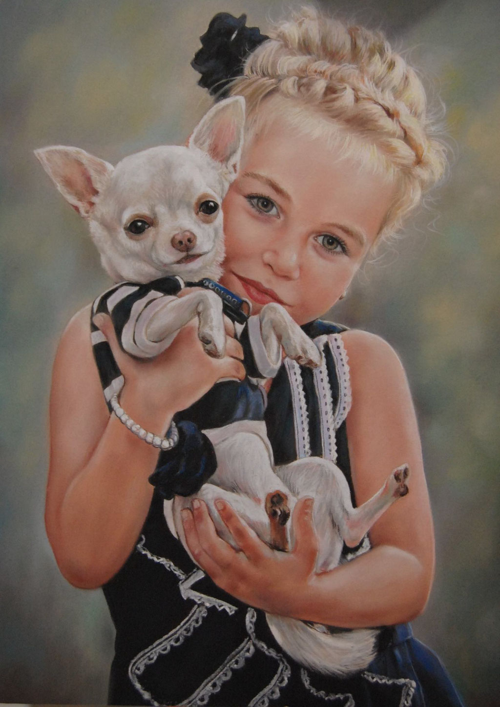 Kinder Portrait Pastell