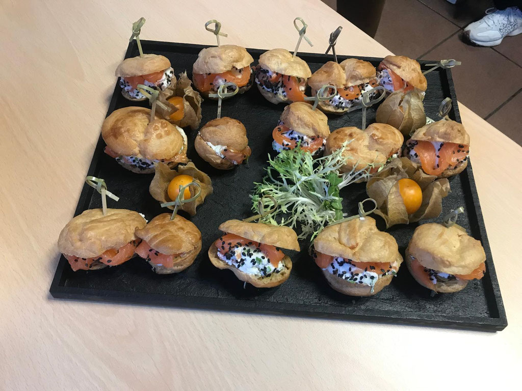 Visite du Club Agro Savoie de J'aime Boc'oh amuse bouche apéritif