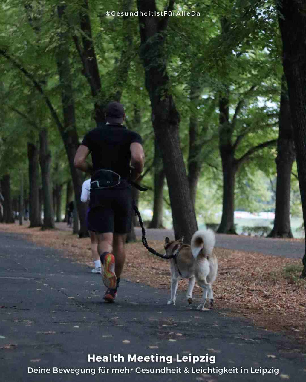 kraftrunners leipzig - carsten wölffling mit seiner hündin wilma