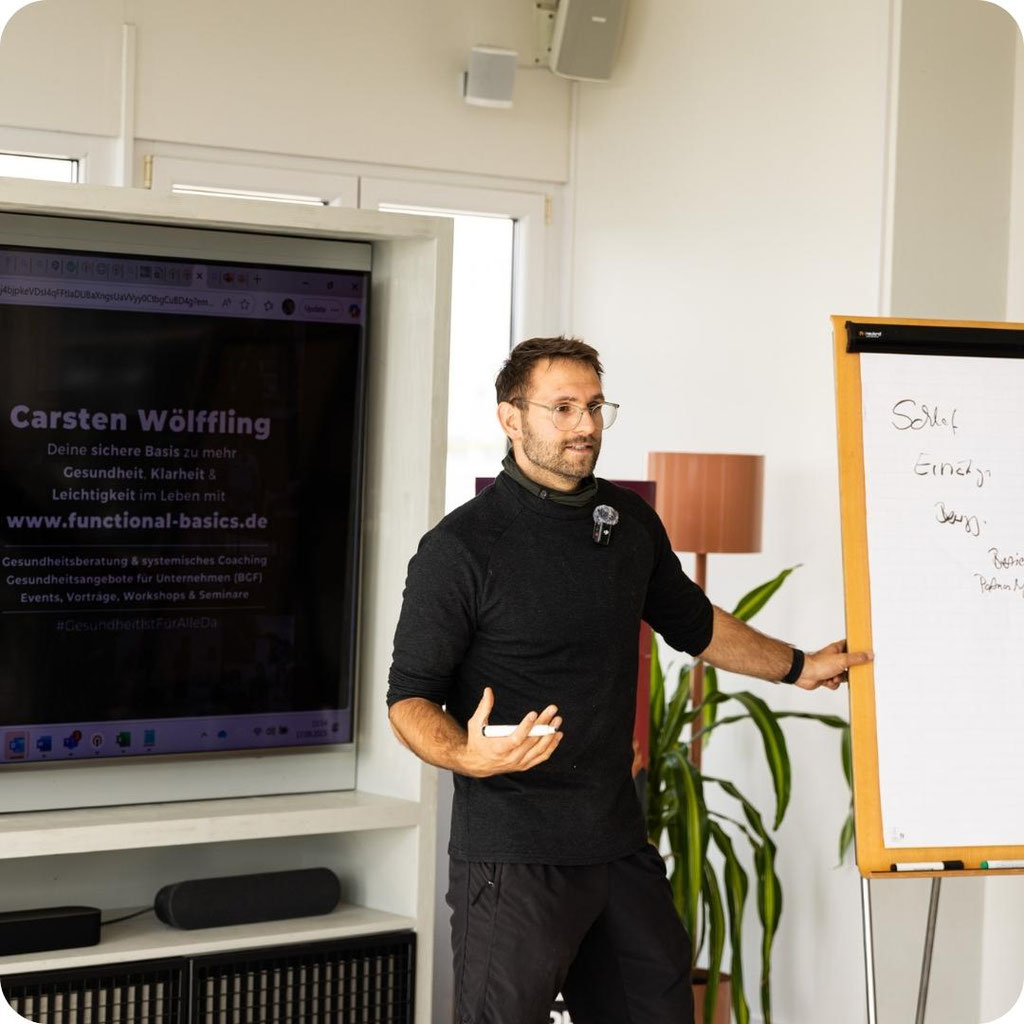 Carsten Wölffling, Experte für mentale Gesundheit in Leipzig, unterstützt Menschen dabei, ihr Nervensystem zu regulieren und Stress abzubauen.