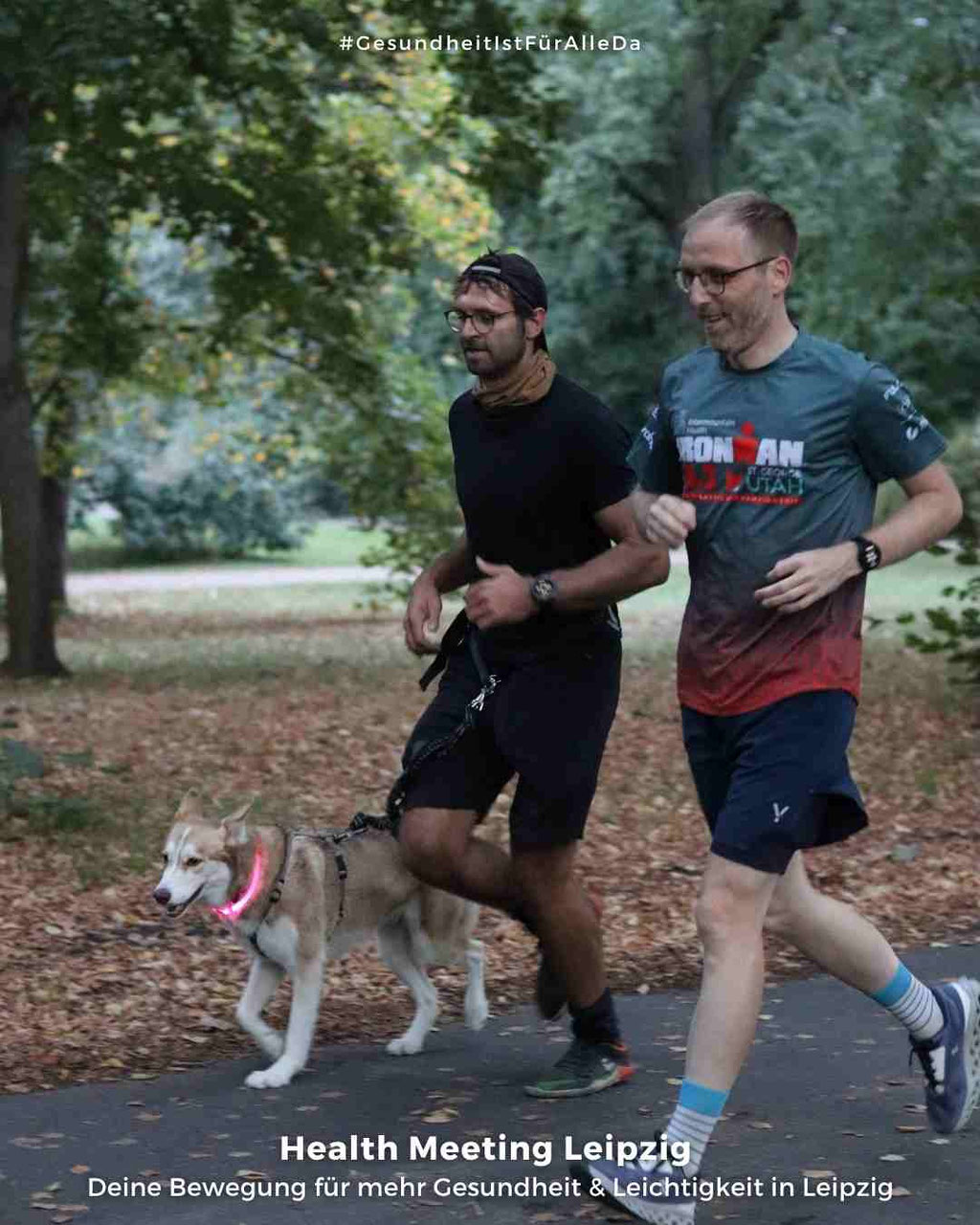kraftrunners leipzig - carsten wölffling mit seiner hündin wilma