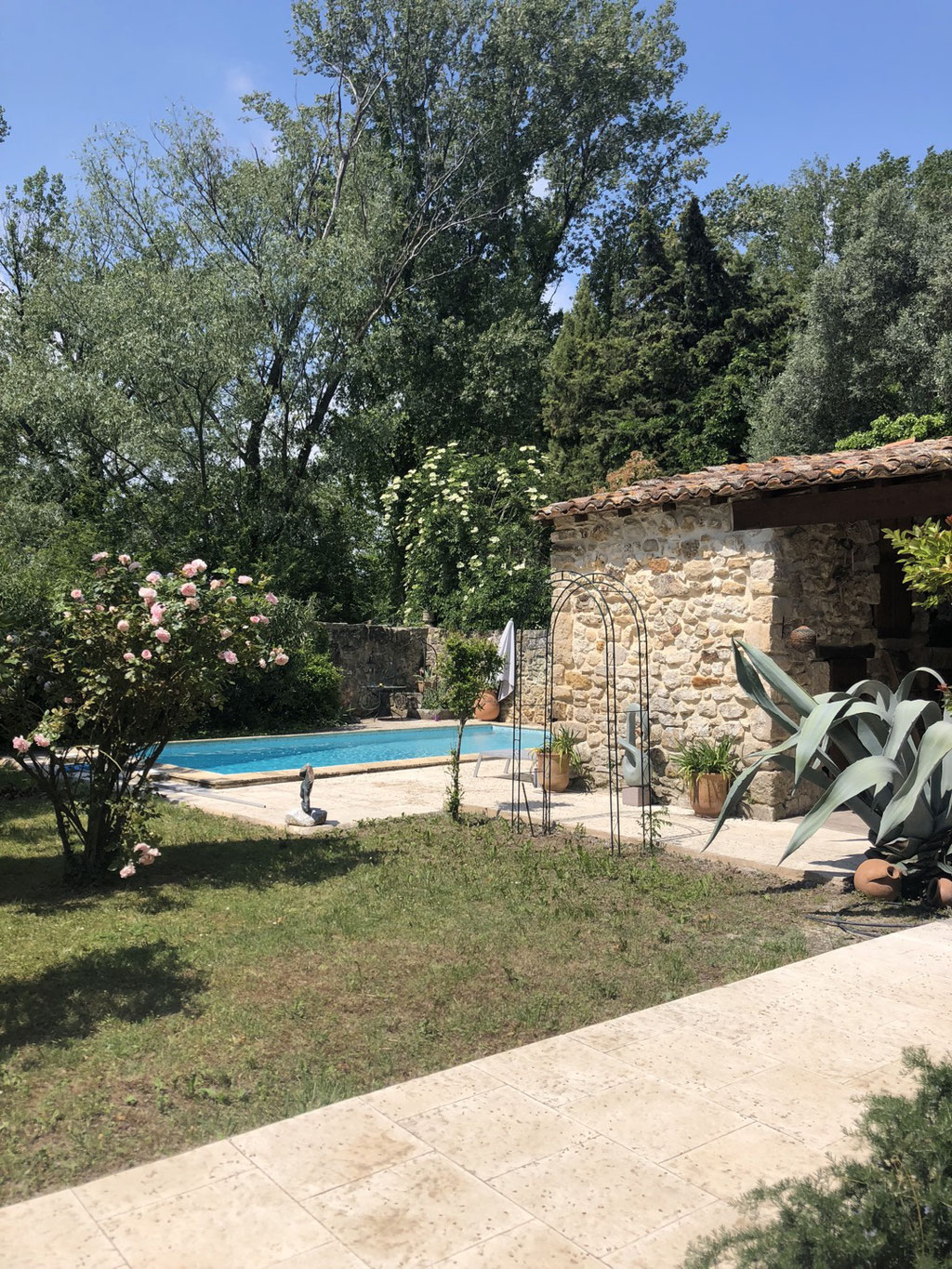 Leaving our house in Bourdic to go explore the surroundings in the Provence, South of France