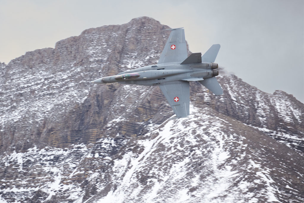Axalp Swiss Air Force (Air-to-ground) gun shooting 2021