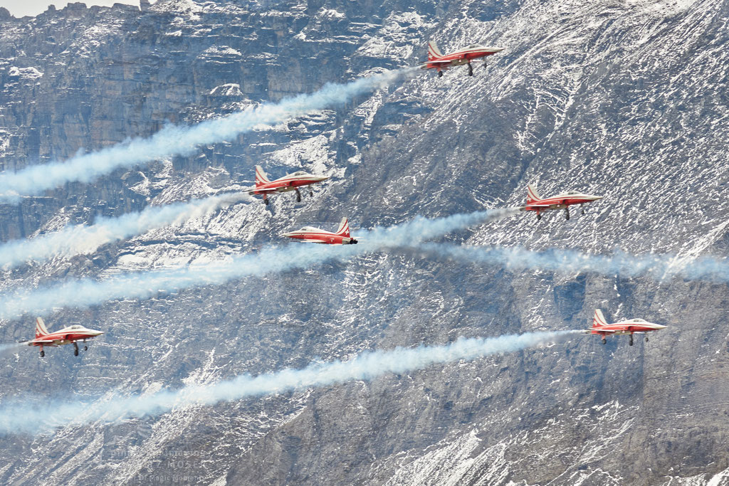Axalp Swiss Air Force (Air-to-ground) gun shooting 2021