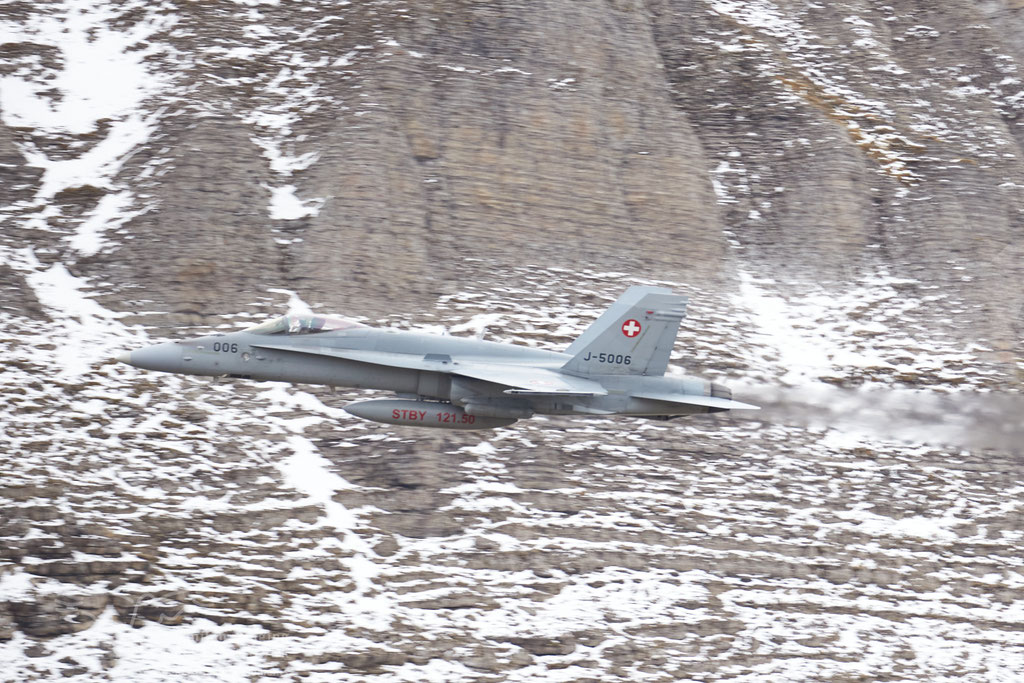 Axalp Swiss Air Force (Air-to-ground) gun shooting 2021