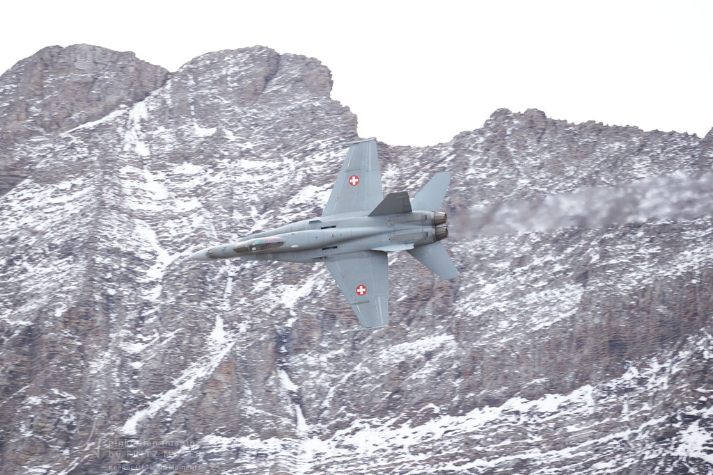 Axalp Swiss Air Force (Air-to-ground) gun shooting 2021