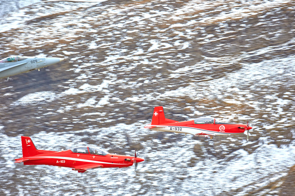 Axalp Swiss Air Force (Air-to-ground) gun shooting 2021