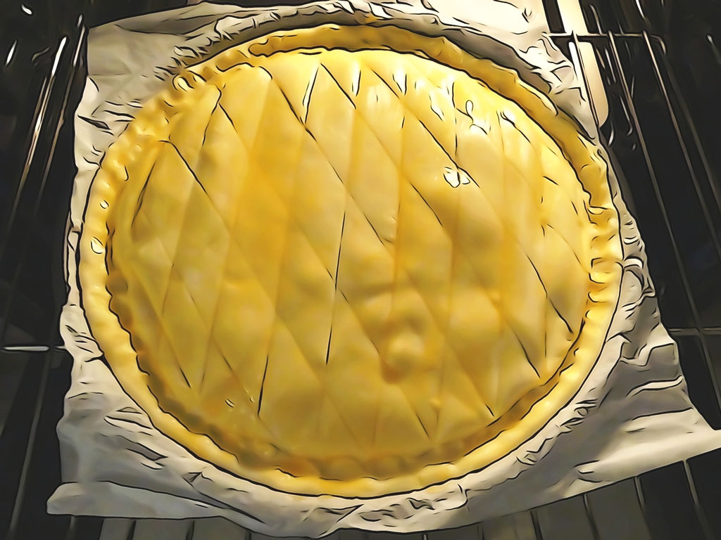 Carnet Hanami ♥ Galette des rois ~ Galette des rois avant cuisson