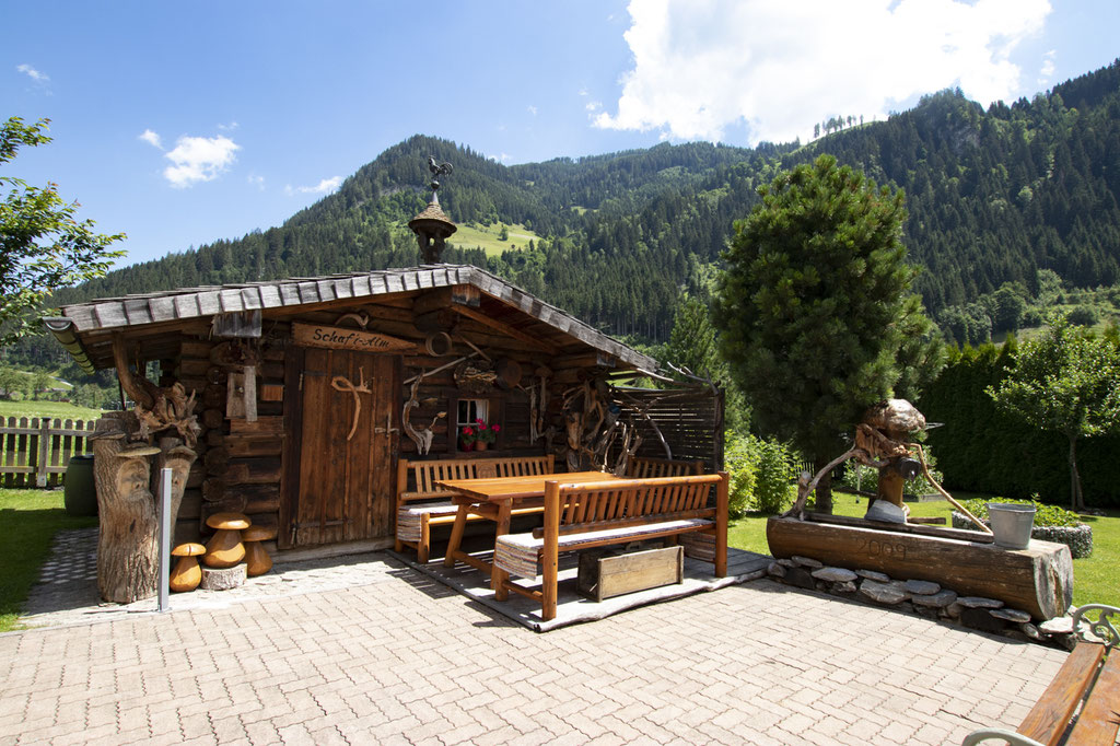 Die Gartenhütte "Schafi-Alm"