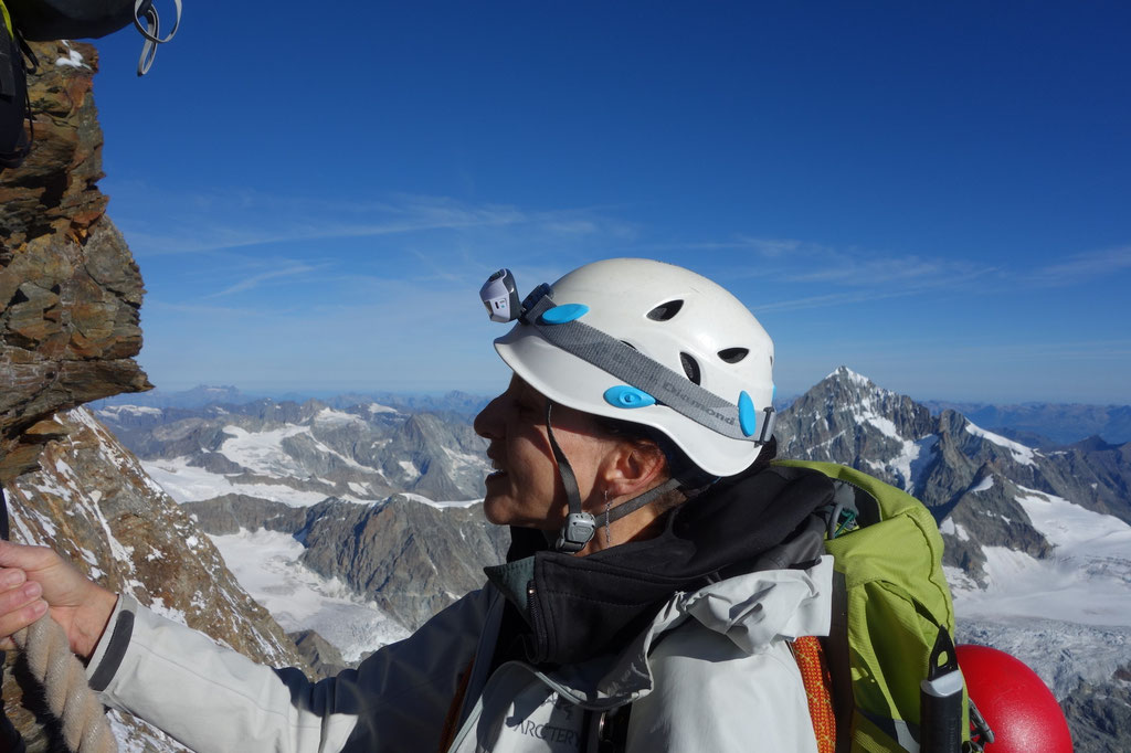 Denise Sigg auf dem Matterhorn