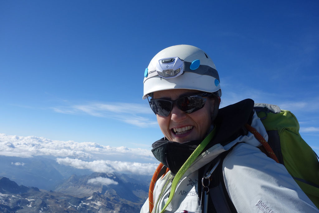 Denise Sigg auf dem Matterhorn