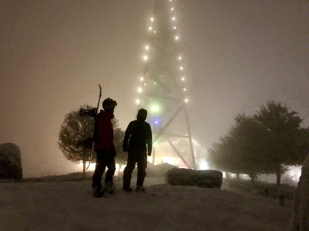 Roman Fritschi und Daniel Fritschi Skitour auf den Uetliberg