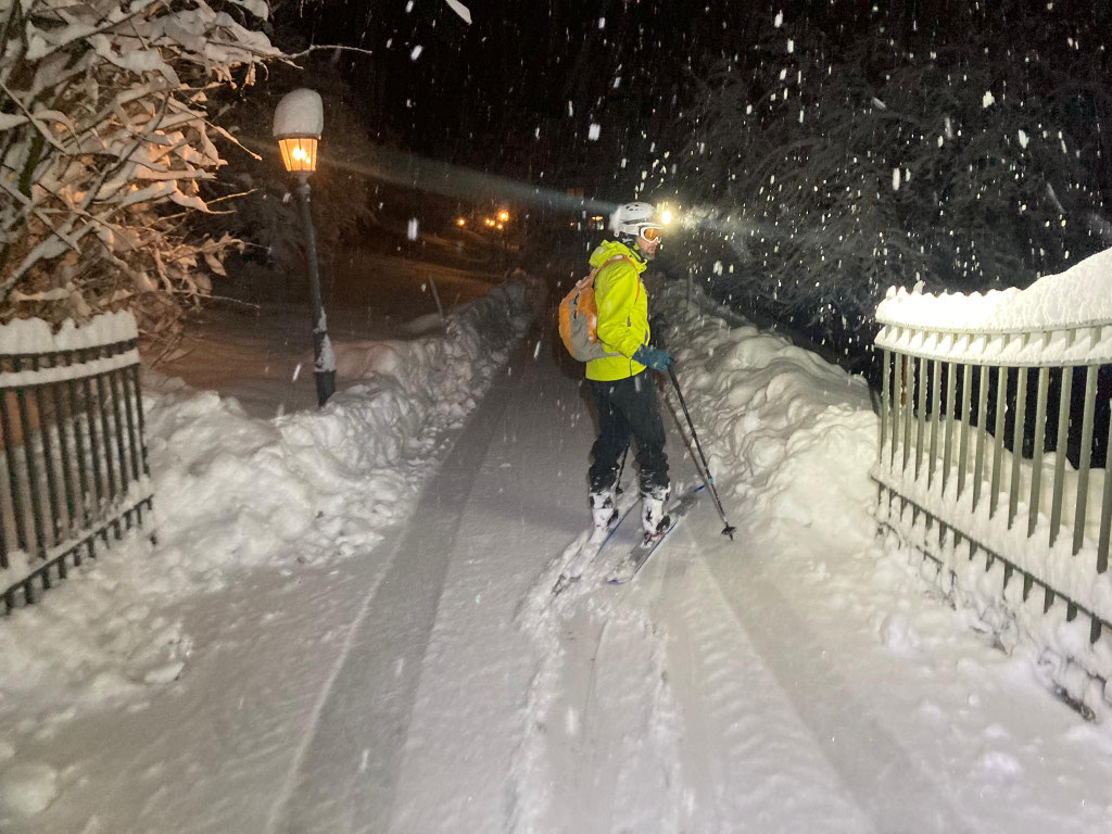 Daniel Fritschi Skitour auf den Albis