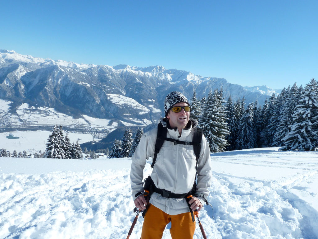 Daniel Fritschi auf dem Stelli