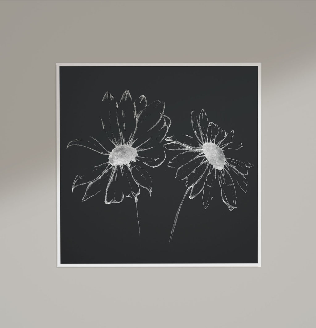 Blüten ohne Outline 2 (digital, Procreate)