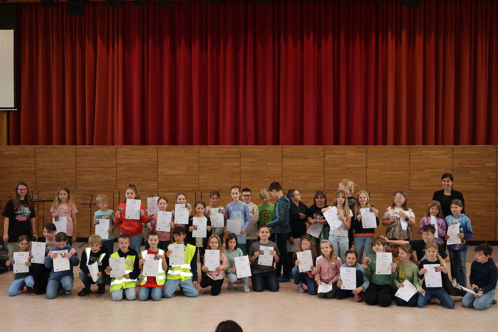 Alle Herzensretter der Grundschule Engen