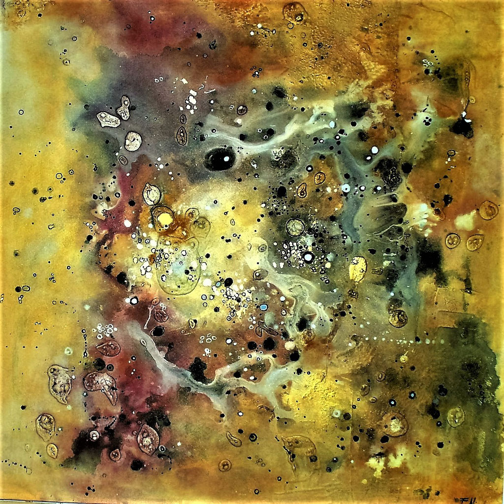 " Galassie" Acrilico 70x70 cm