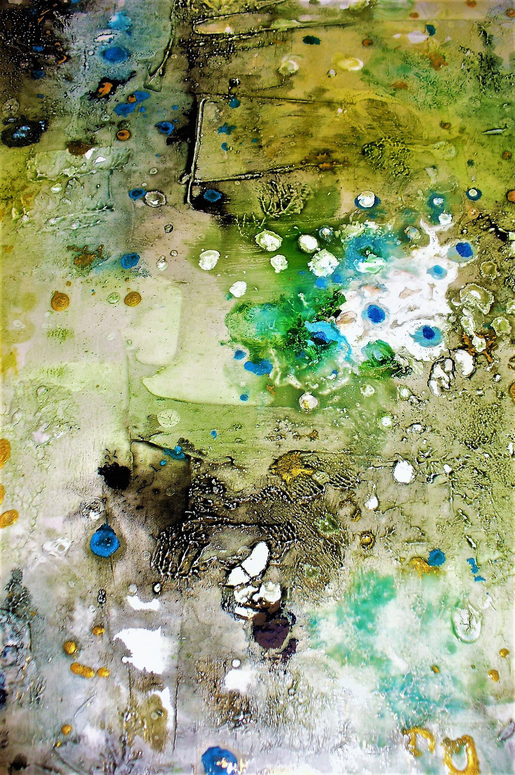 " Sinergie" Acrilico su tela 50x70 cm, Collezione privata