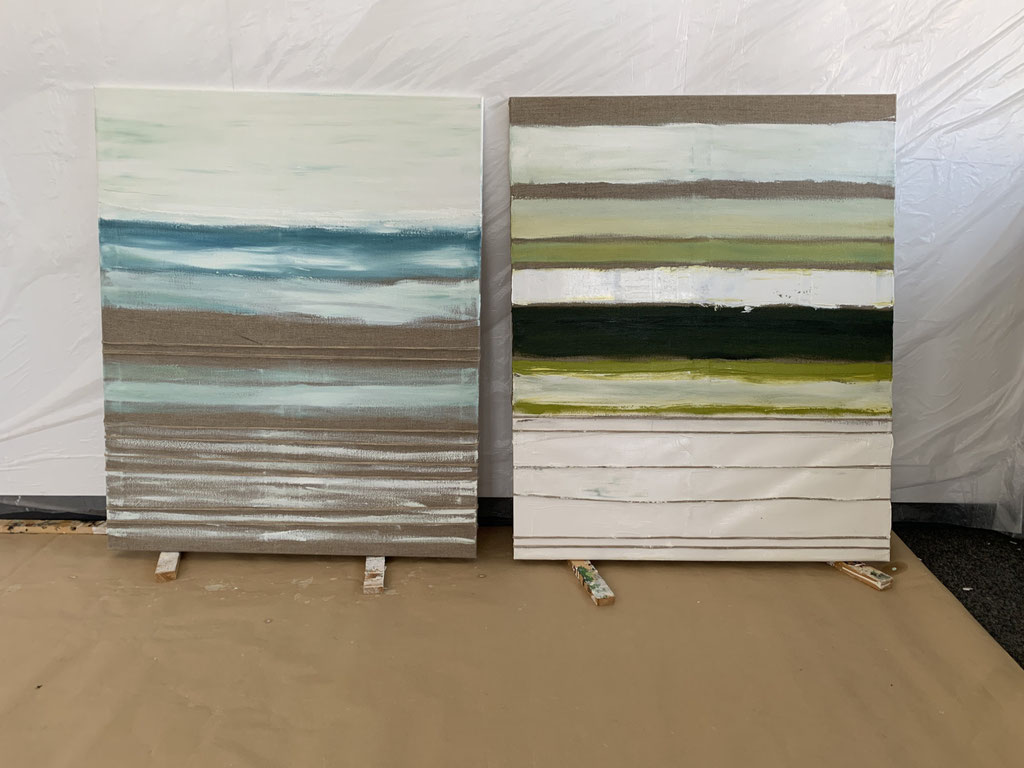 Work in progress: Monika Humm im GEDOKmuc Gastatelier