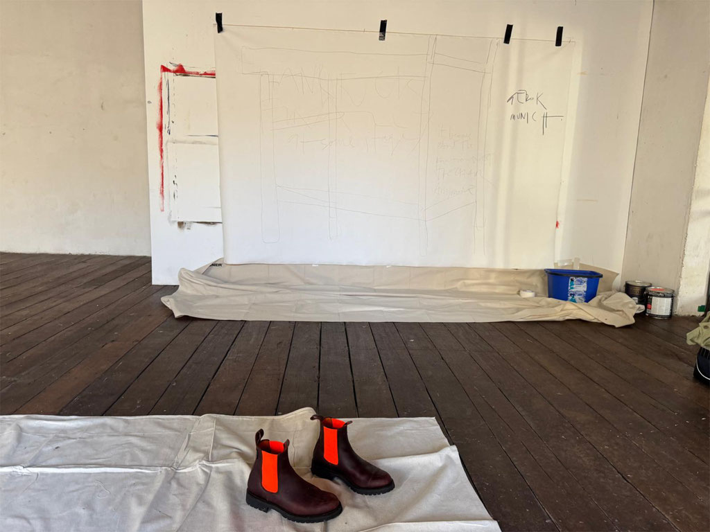 work in progress: Emily Wilde remote, Moore’s Art Studios, Fremantle, Western Australia