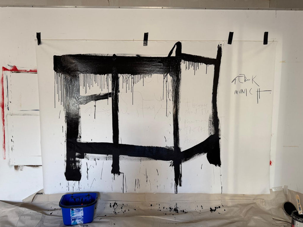 work in progress: Emily Wilde remote, Moore’s Art Studios, Fremantle, Western Australia