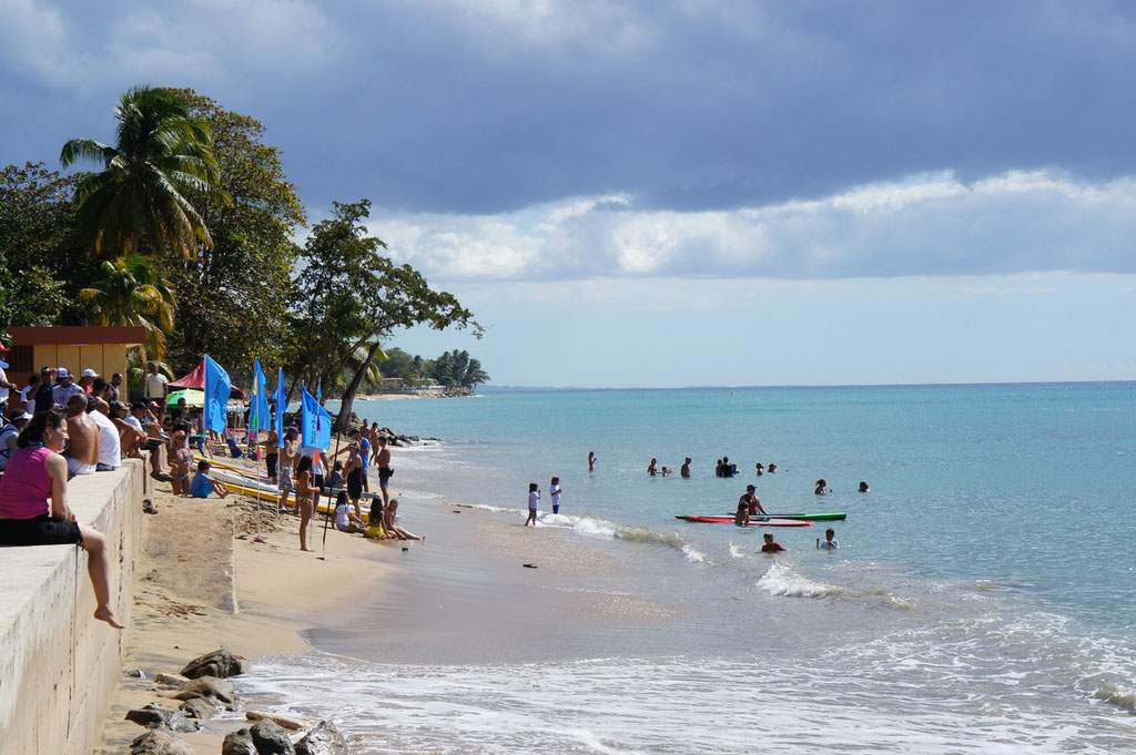 Paddleboarding at the Rincon Balneario