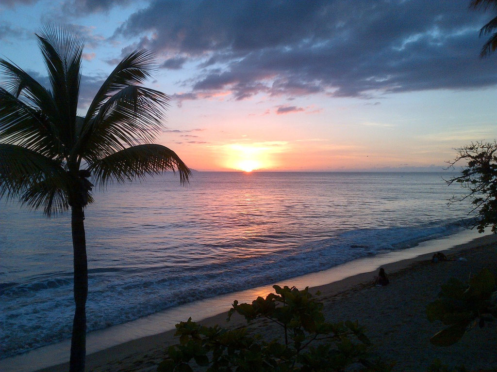 Sunset on Rincon's South Caribbean Coast