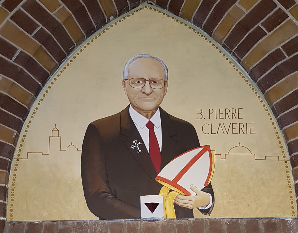 Pierre Claverie, Acryl op paneel, kloostergang Dominicanenklooster Zwolle.