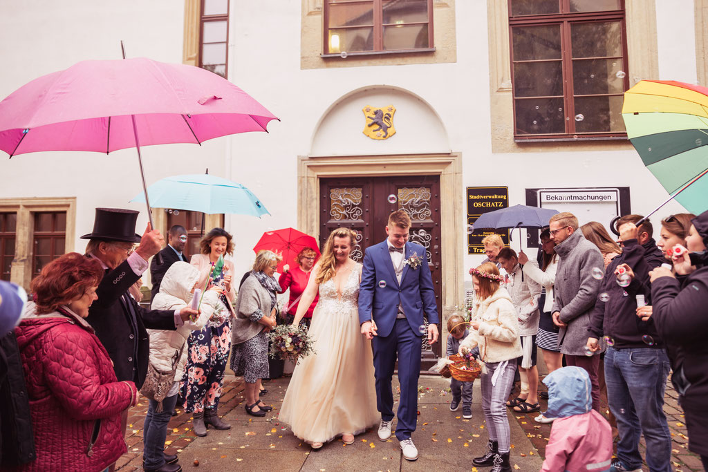 Hochzeit von Juliane und Gaston in Oschatz. 
