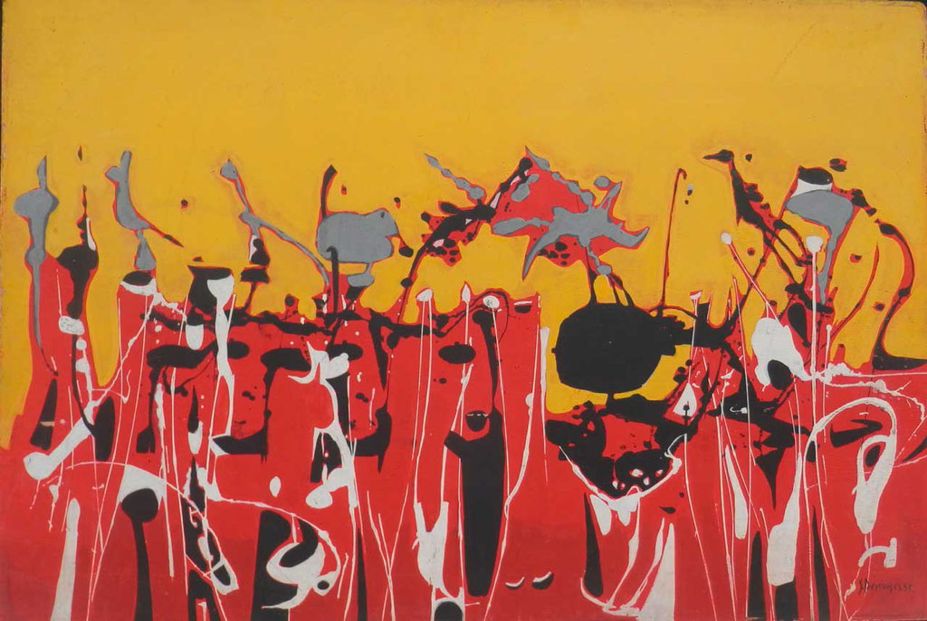 122 x 83 cm, huile sur panneau, 1955