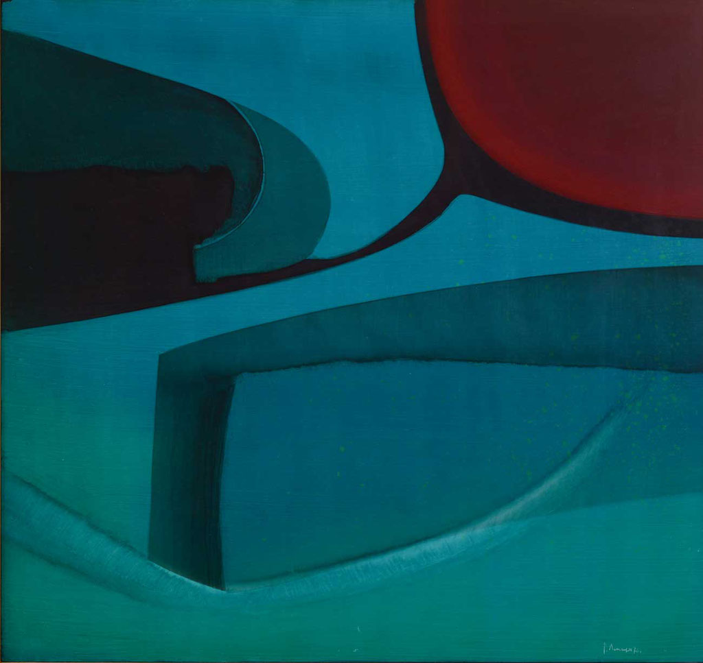 68.5 x 65.5 cm, huile sur panneau, 1976