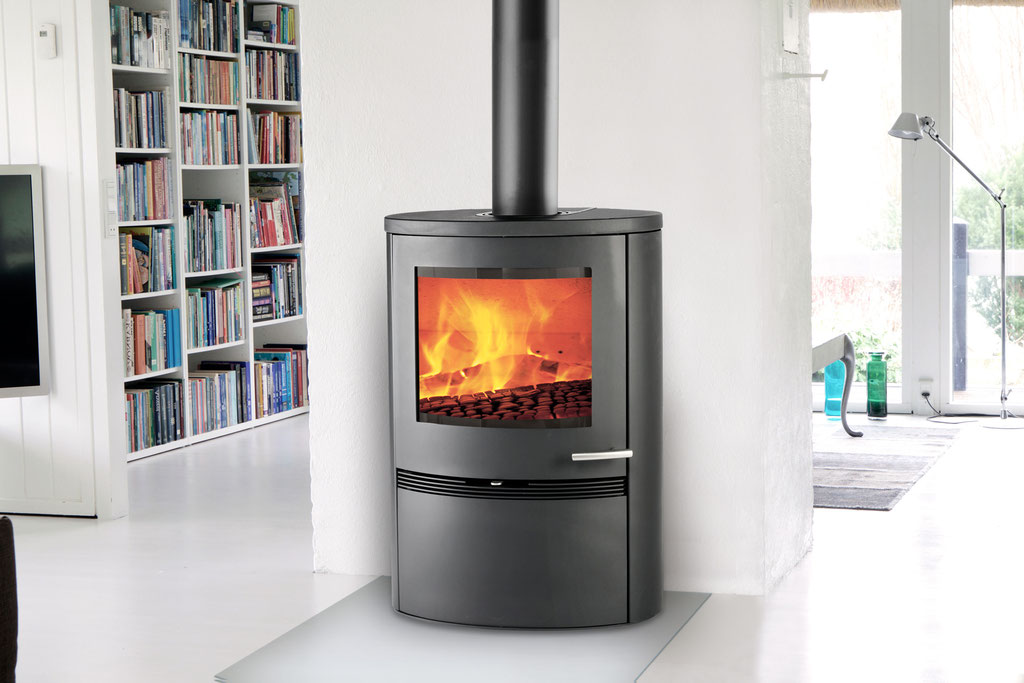 Poêle à bois feu